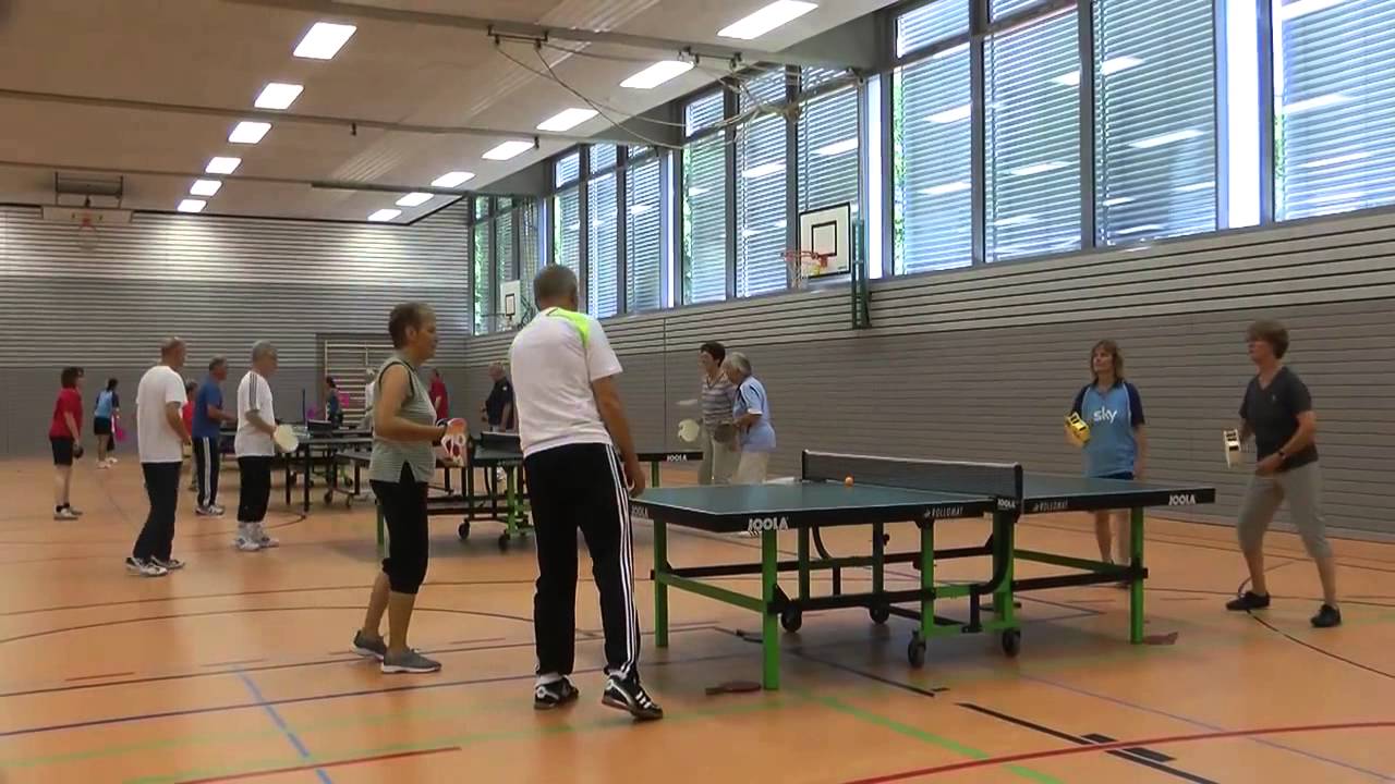 Videotrailer zum Kursprogramm „Gesundheitssport Tischtennis"