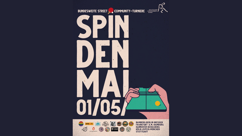 „Spin den Mai“: Bundesweite Outdoor-Turnierserie verbindet Tischtennis-Community und Vereine