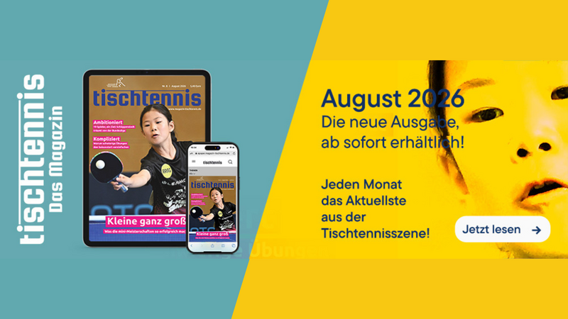 Die neue Ausgabe von tischtennis ist da