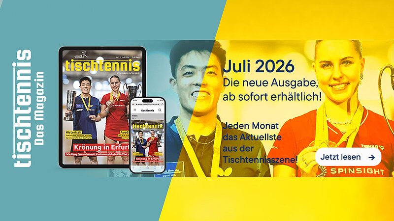 Magazin tischtennis: Ausgabe 07/2026