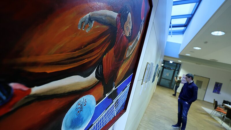 Kunst trifft Tischtennis in Hannover