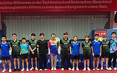 Leistungssportlicher Austausch: TTVN-Athleten zu Gast in China