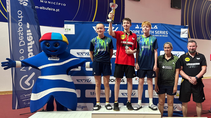 Gold, Silber, Bronze und wertvolle internationale Erfahrung für das TTVN-Trio beim ETTU Youth Series in Albufeira